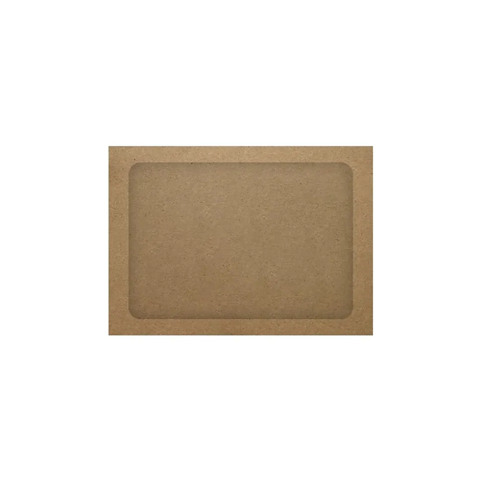 A7 Full Face Window Envelopes, Grocery Bag Brown, 1000/Pack (A7FFW-GB-1M) | LUX Cheap