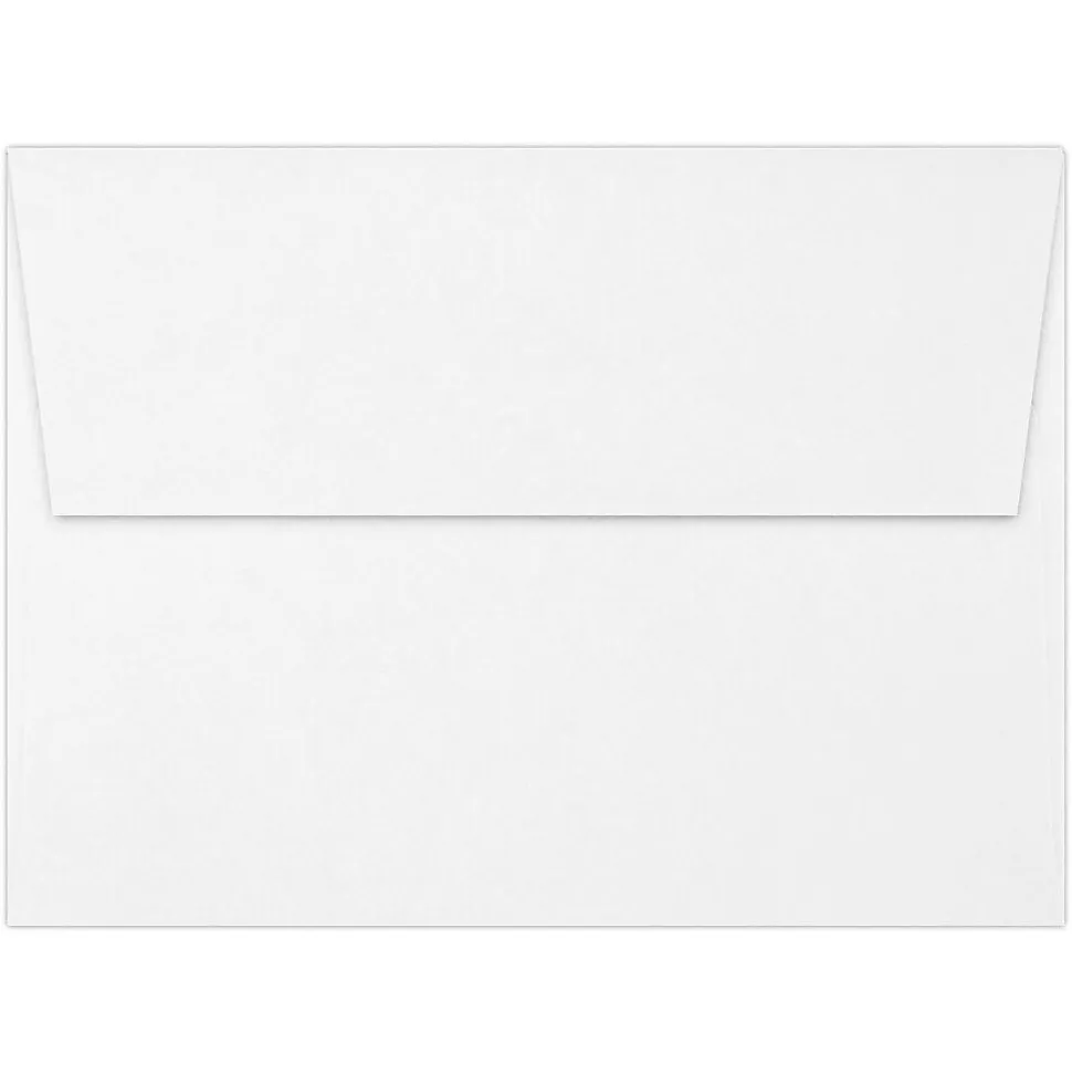 A7 Invitation 100% Recycled Envelopes, 5.25" x 7.25", White, 50/Box (4880-WPC-50) | LUX Cheap