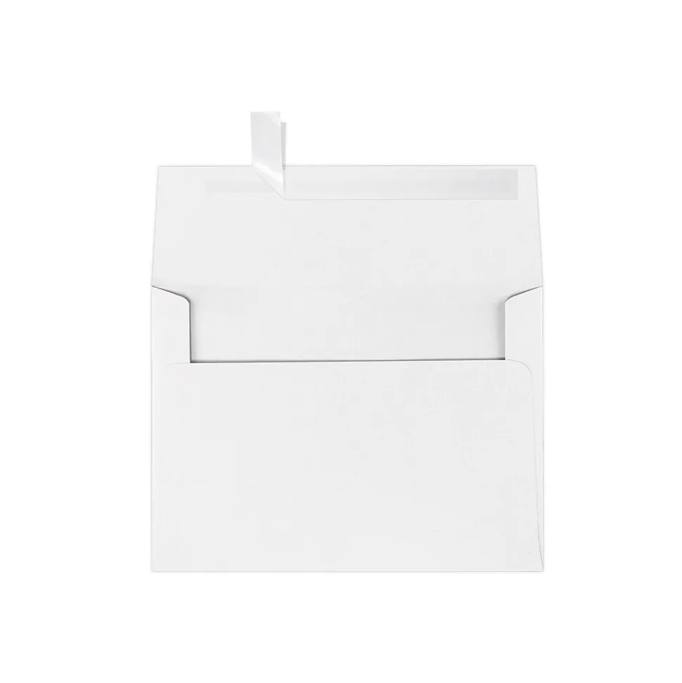 A7 Invitation 100% Recycled Envelopes, 5.25" x 7.25", White, 50/Box (4880-WPC-50) | LUX Cheap