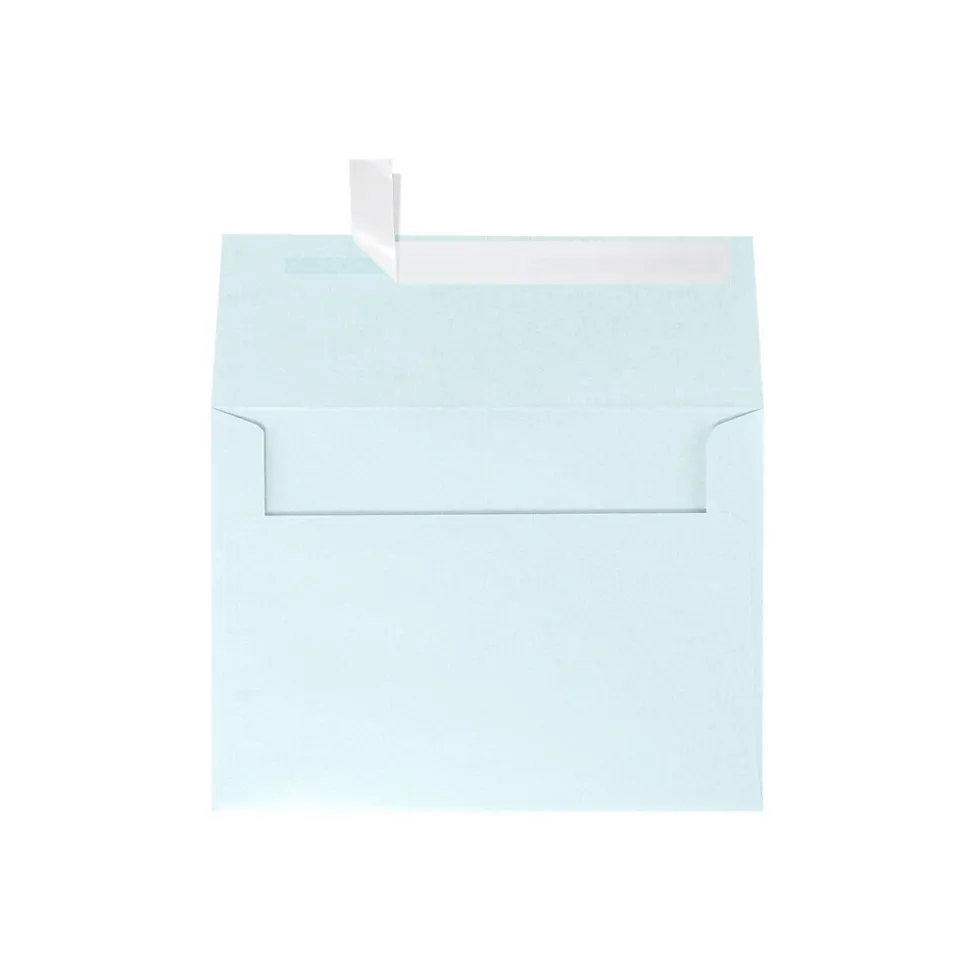 A7 Invitation Envelopes (5 1/4 x 7 1/4) 50/Box, Aquamarine Metallic (5380-02-50) | LUX Fashion