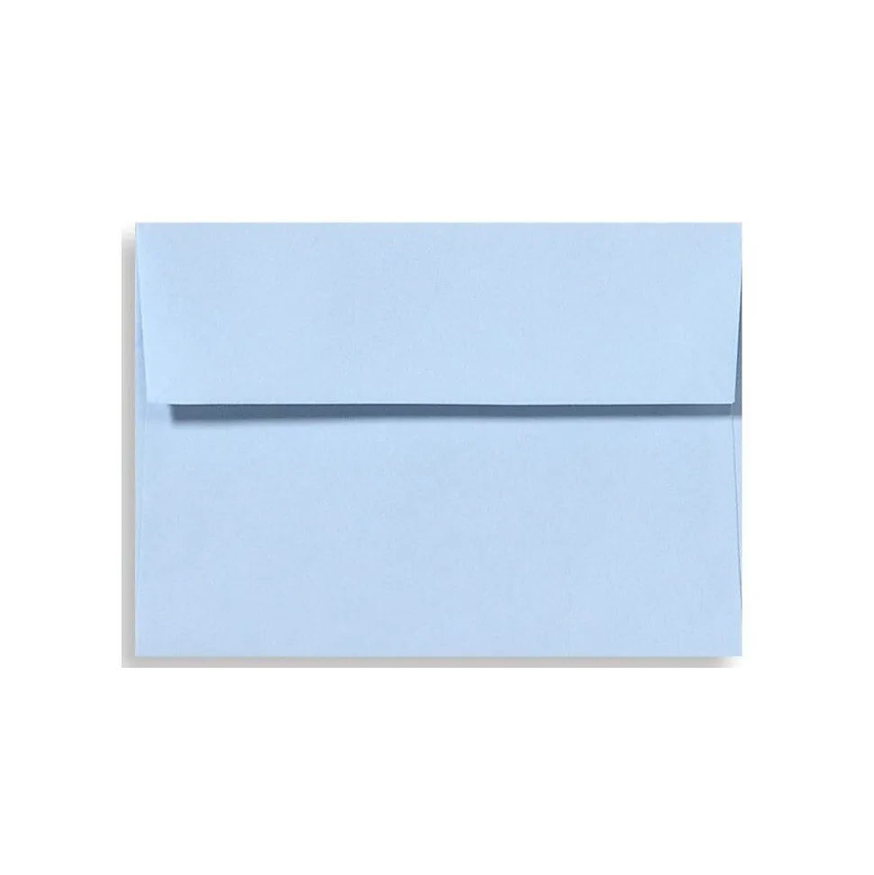 A6 Invitation Envelopes (4 3/4 x 6 1/2) 50/Box, Baby Blue (EX4875-13-50) | LUX Clearance