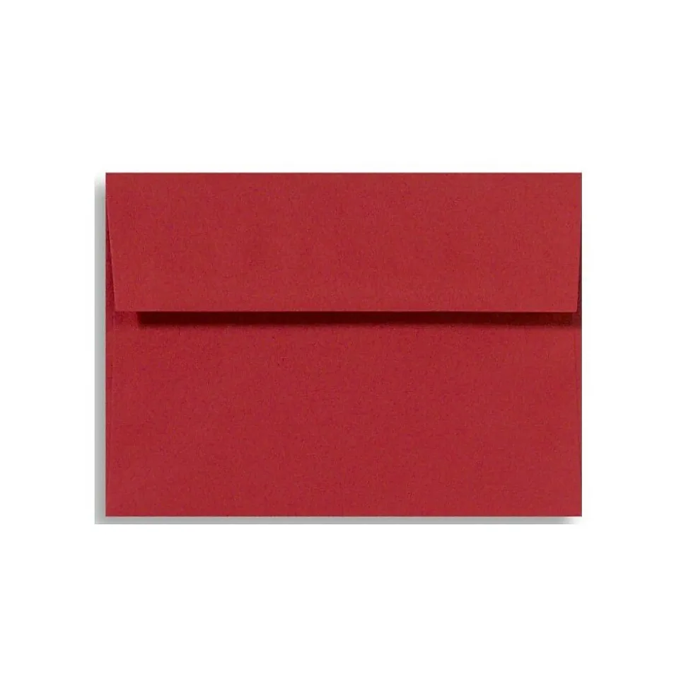 A4 Invitation Envelopes (4 1/4 x 6 1/4) 50/Box, Holiday Red (4872-R-50) | LUX Online