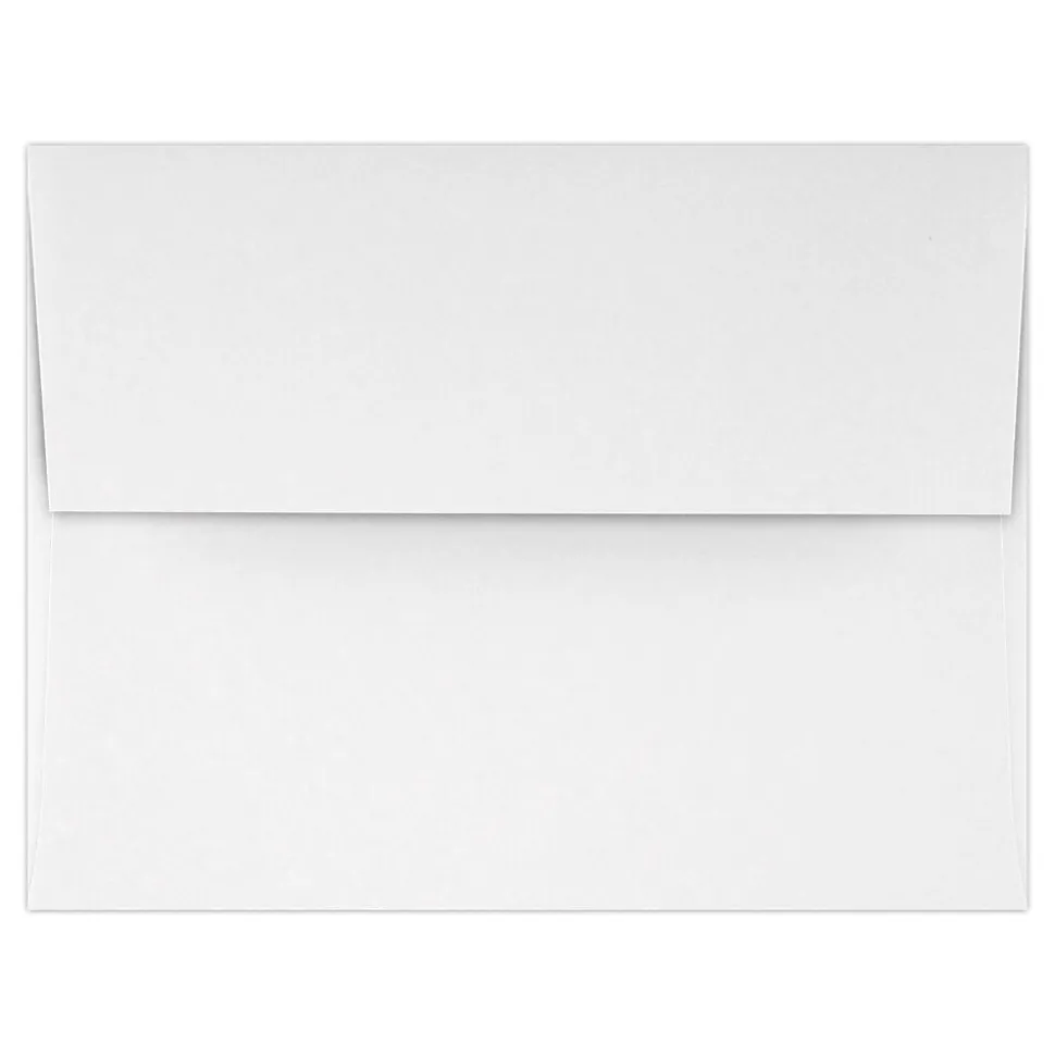 A4 Invitation Envelopes (4 1/4 x 6 1/4) 50/Pack, 60lb. White w/Peel & Press (4872-WPP-50) | LUX Store