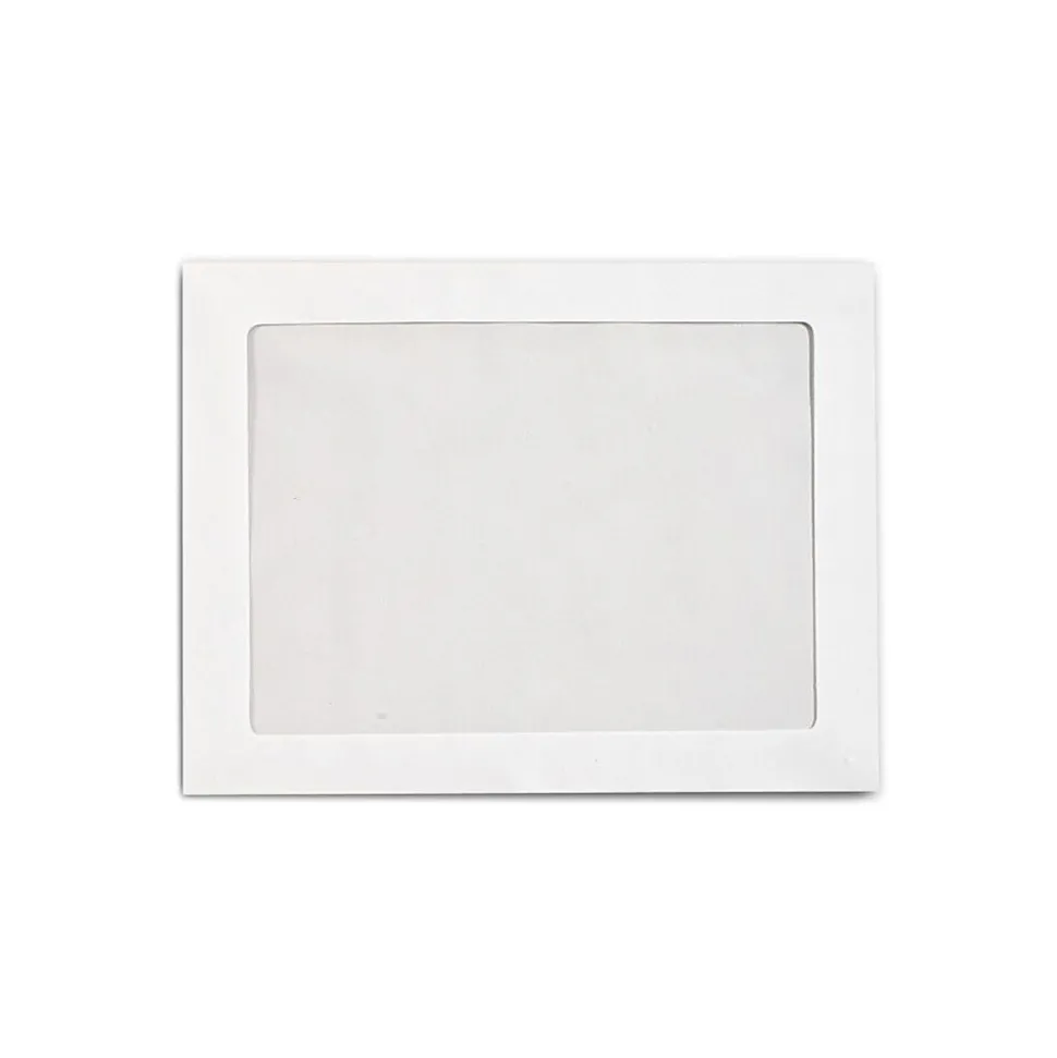 Full Face Window Envelopes, 10" x 13", Bright White, 500/Box (FFW-1013-500) | LUX Sale