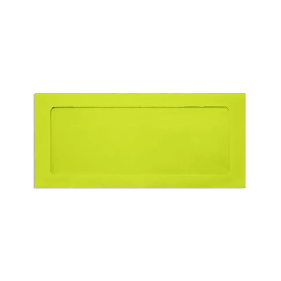 Full Face Window Envelopes, Wasabi 4.12 x 9.5 inch 500/Pack | LUX Shop