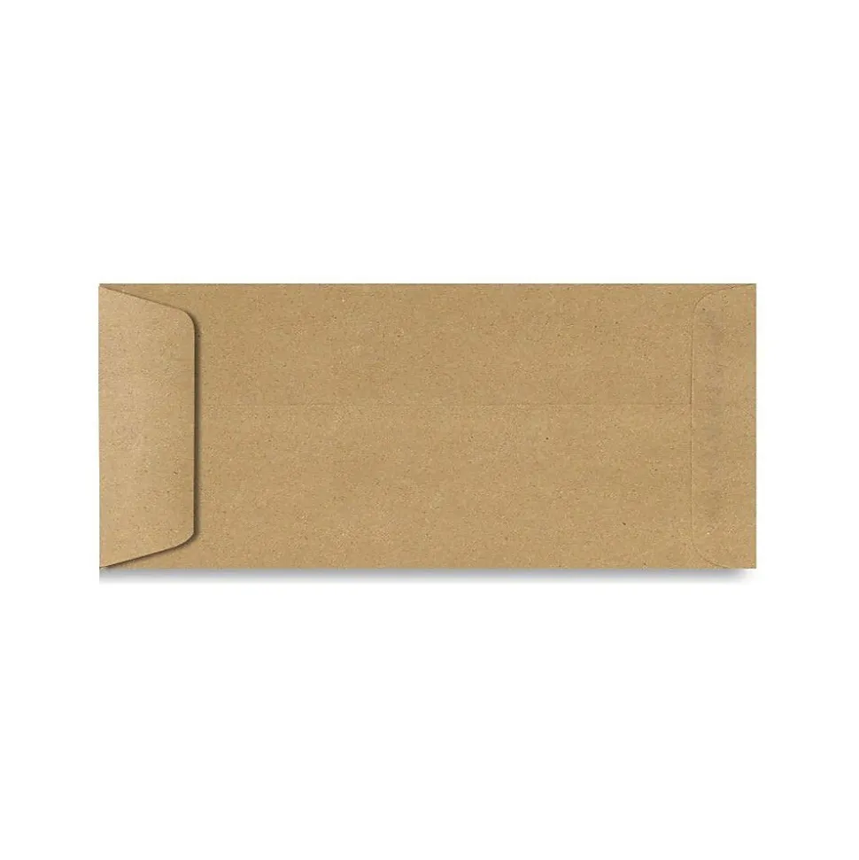 70lb 4 1/8"x9 1/2" Open End #10 Envelopes, Grocery Bag Brown, 250/BX | LUX Flash Sale