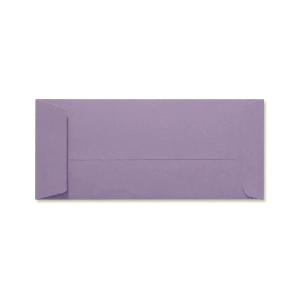 80lb 4 1/8"x9 1/2" Open End #10 Envelopes, Wisteria Purple, 500/BX | LUX New