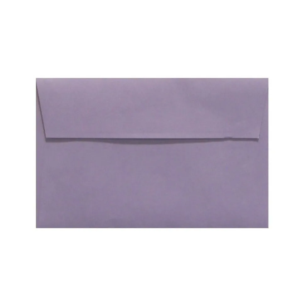 80lbs. 5 3/4" x 8 3/4" A9 Invitation Envelopes W/Peel & Press, Wisteria Purple, 250/BX | LUX Sale