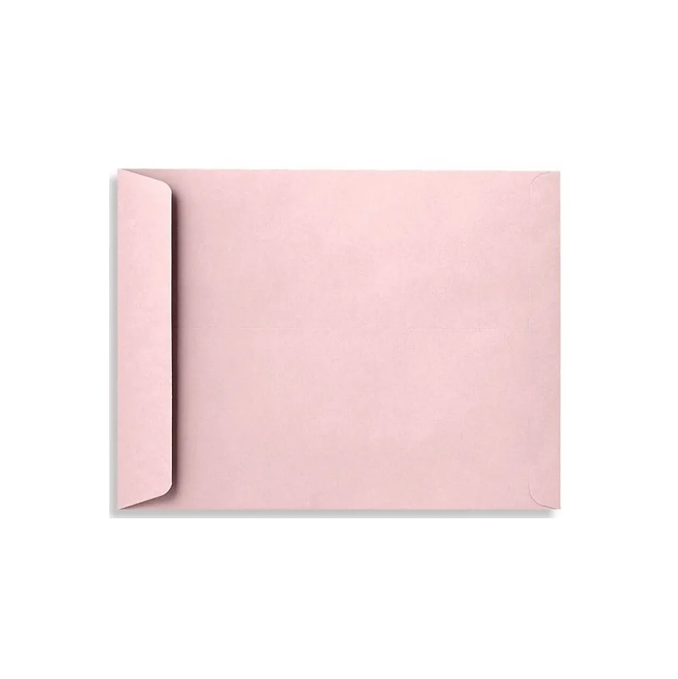 70lbs. 10" x 13" Open End Envelopes, Candy Pink, 500/BX | LUX Shop