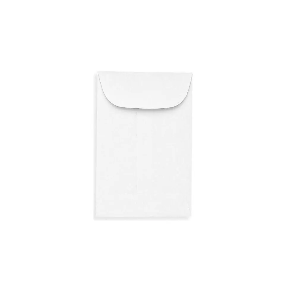 Moistenable Glue #1 Currency Envelopes, 2.25" x 3.5", Bright White, 1000/Box (94623-1000) | LUX Online