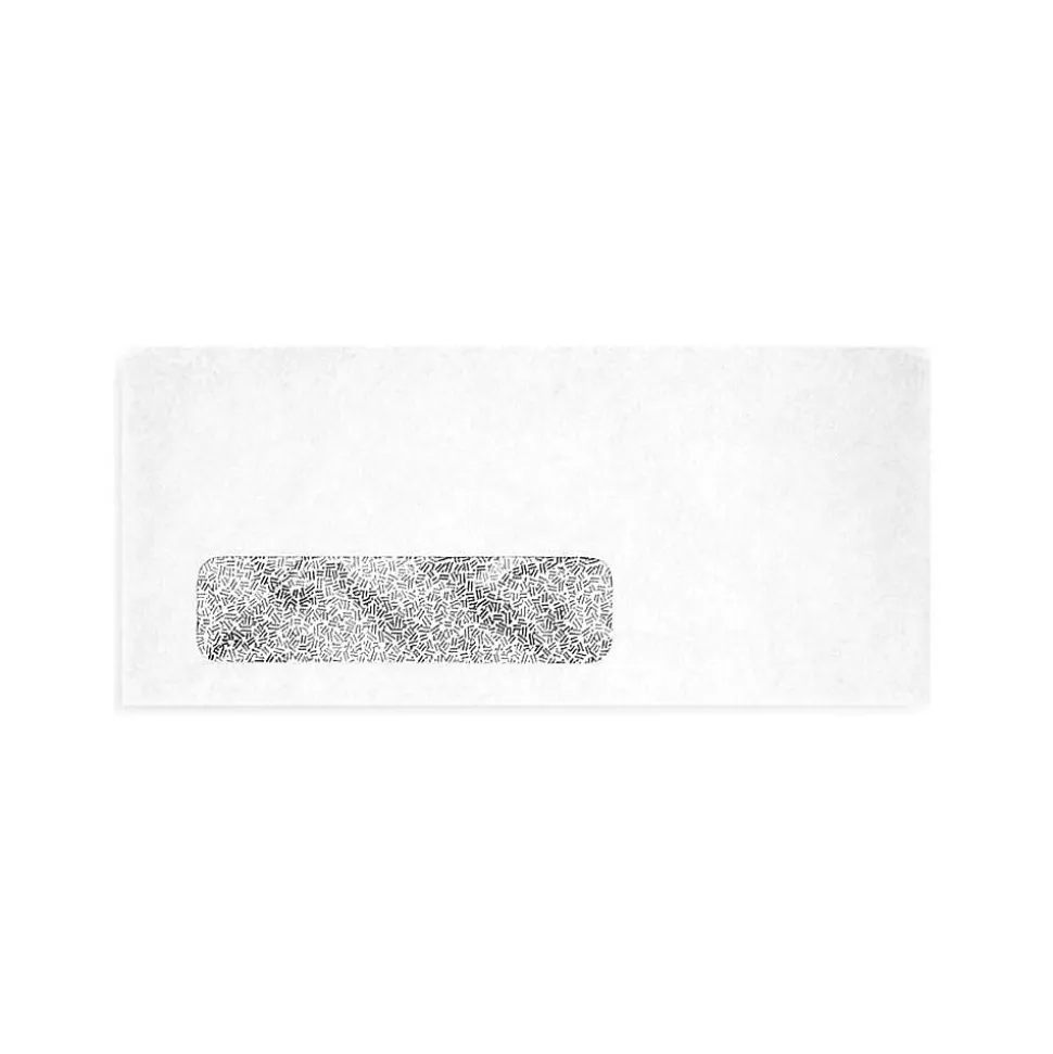 Moistenable Glue Security Tinted #9 Business Envelope, 3.88" x 8.88", White, 500/Box (61549-500) | LUX Cheap