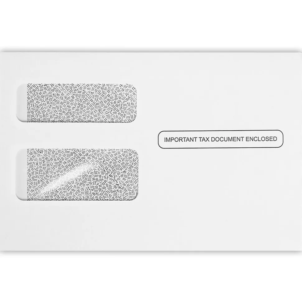 Moistenable Glue Security Tinted Envelope, 5 3/4" x 8 7/8", White, 250/Pack (7486-W2-250) | LUX Store