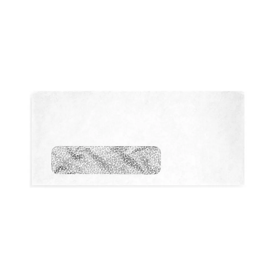 Moistenable Glue Security Tinted #9 Window Envelope, 3 7/8" x 8 7/8", White, 250/Box (61549-250) | LUX Clearance