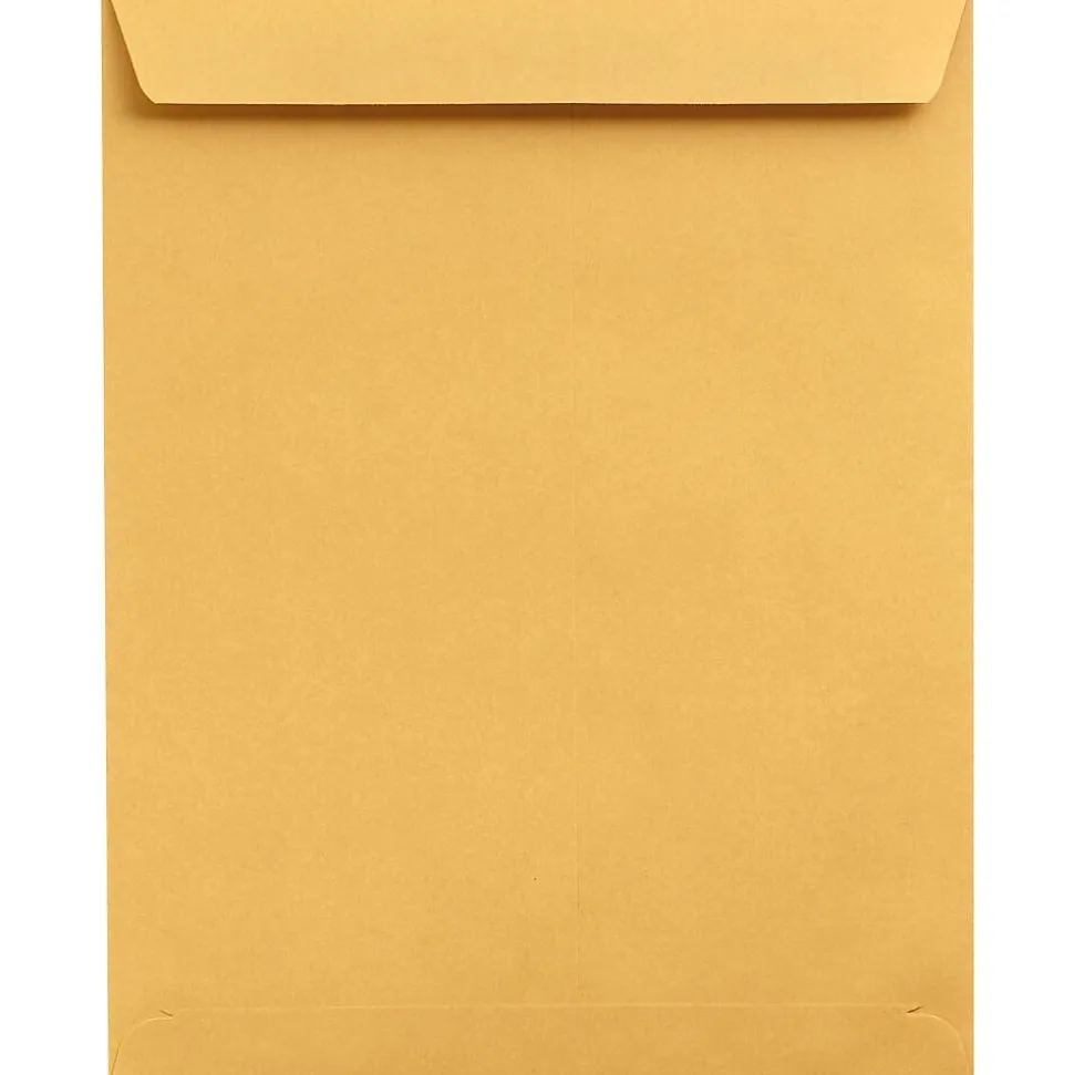 Open End Kraft Catalog Envelope, 13" x 17", Brown, 50/Pack (85739-50) | LUX Discount