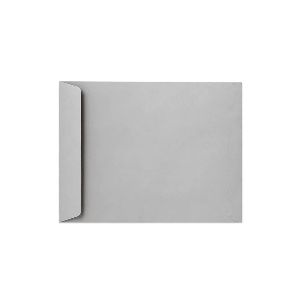 Open End Open End Kraft Catalog Envelope, 12 1/2" x 18 1/2", Gray, 50/Pack (92532-50) | LUX Store