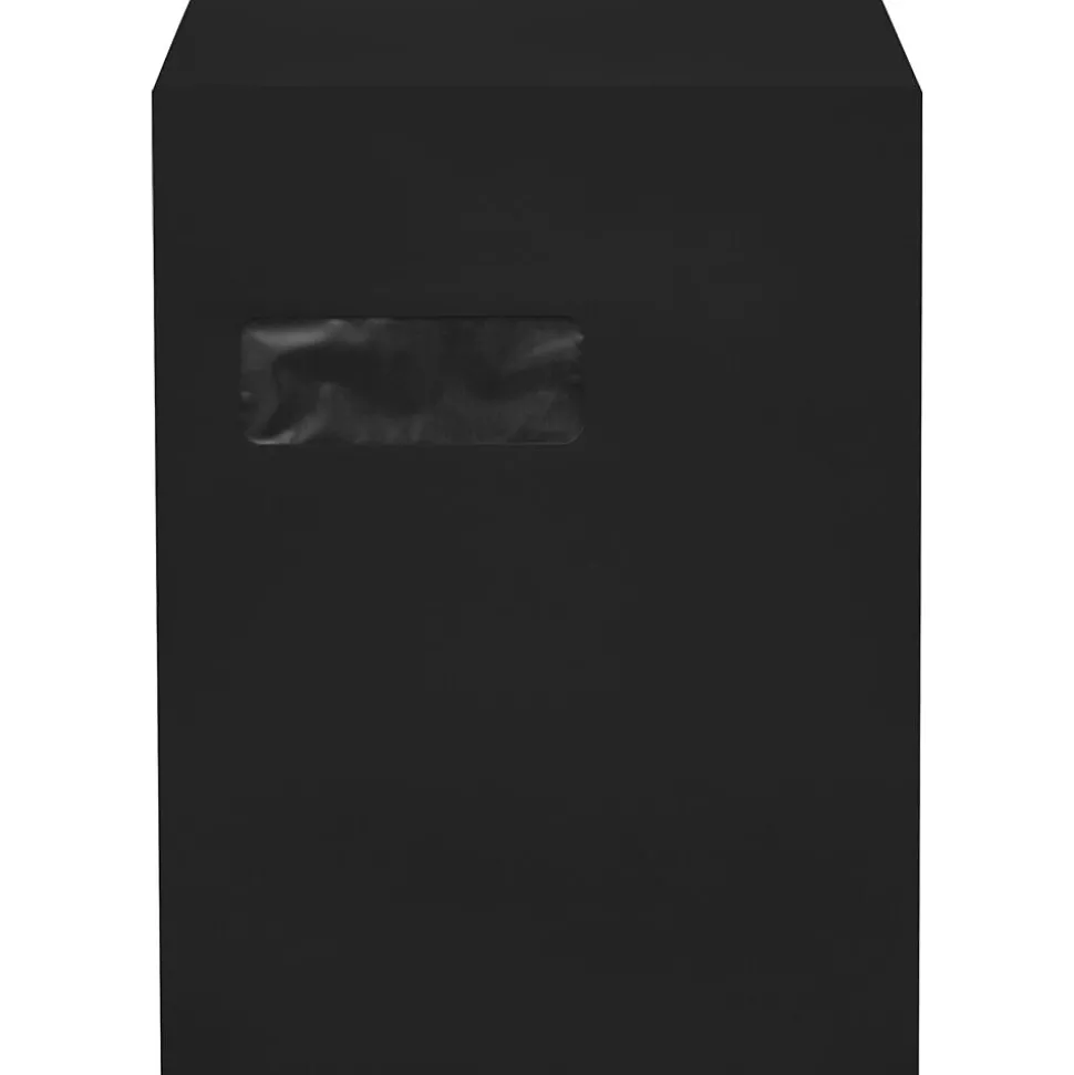 Open End Window Envelopes 9" x 12", Midnight Black, 500/Box (-1590-B-500) | LUX Cheap