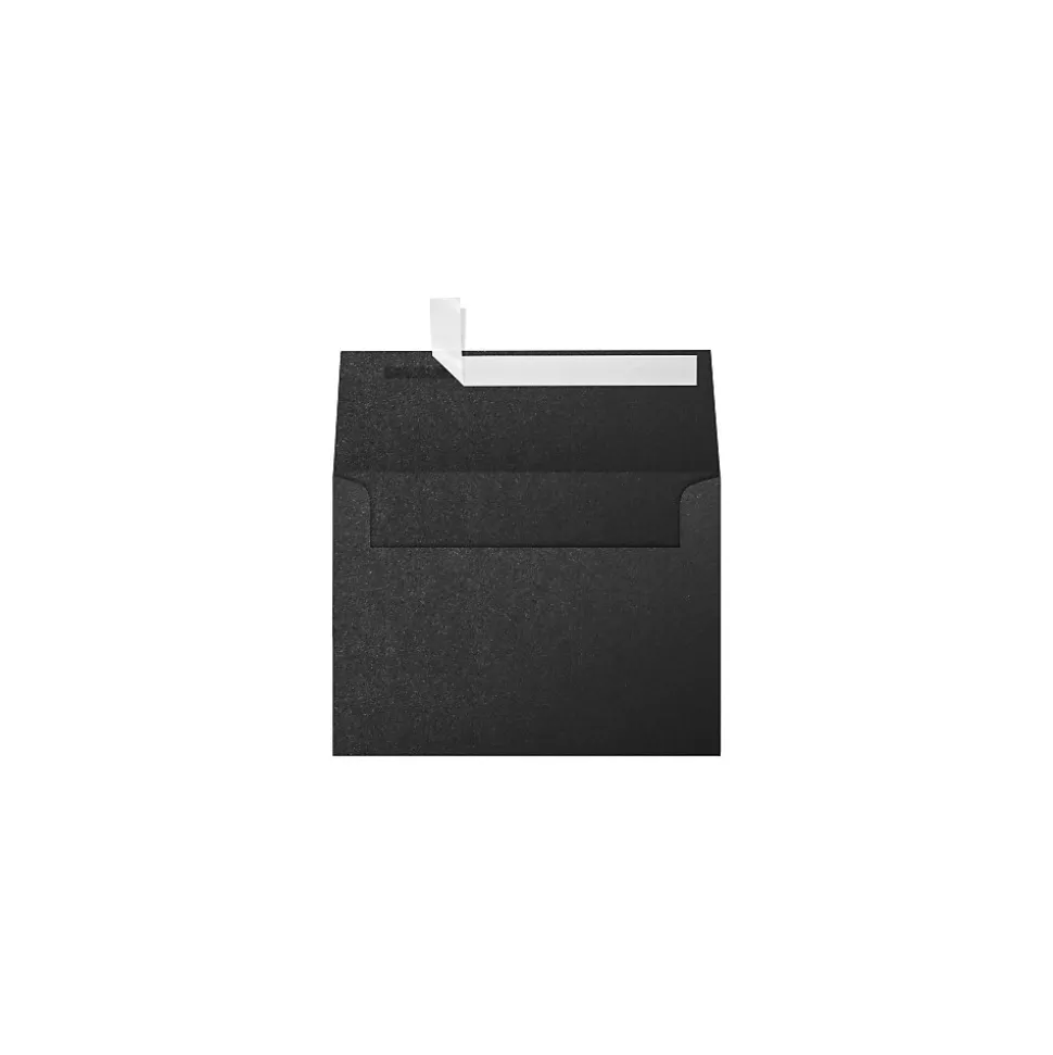 Peel & Press A7 Invitation Envelopes, 5.25" x 7.25", Anthracite Metallic, 50/Box (5380-15-50) | LUX Discount