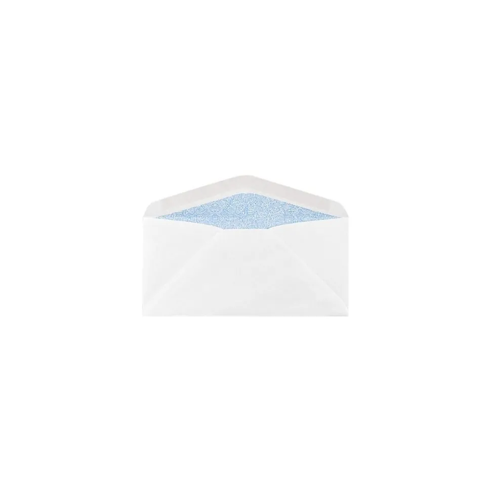 Security Tinted #7 Business Envelope, 3 3/4" x 6 3/4", White, 500/Pack (WS-1128-500) | LUX Store