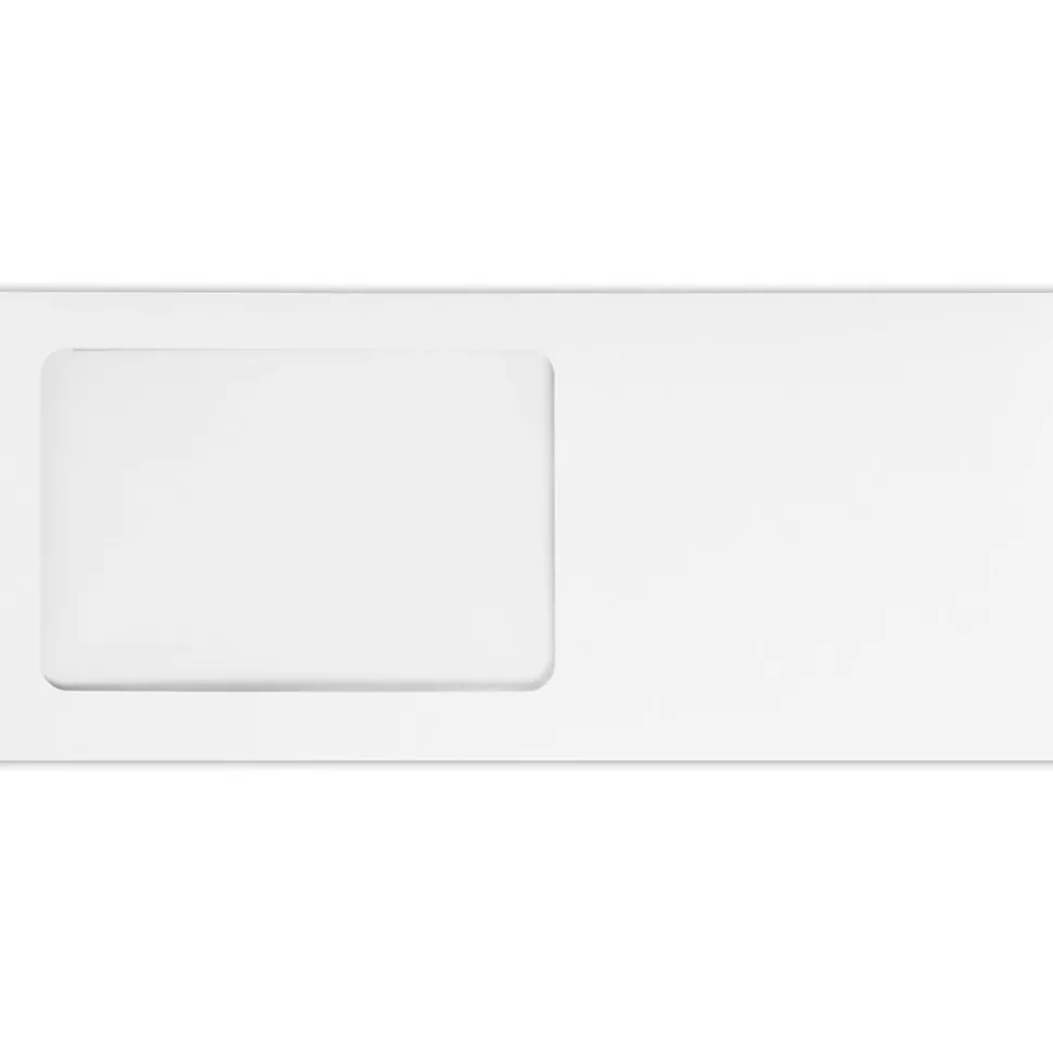 Self Seal #10 Window Envelope, 4 1/2" x 9 1/2", White Wove, 50/Pack (10APW-WW-50) | LUX Fashion