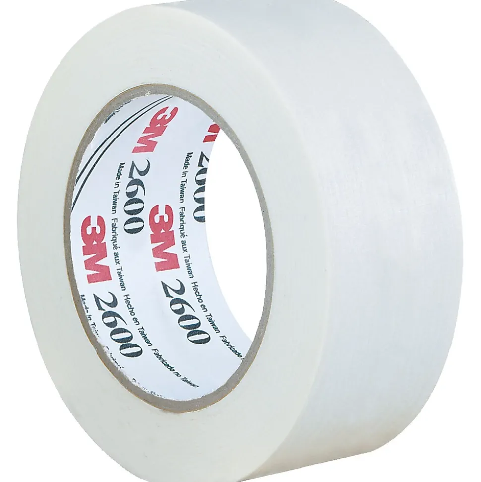 2600 Masking Tape, 4.4 Mil, 2" x 60 yds., White, 12/Case (T93726012PK) | 3M Discount