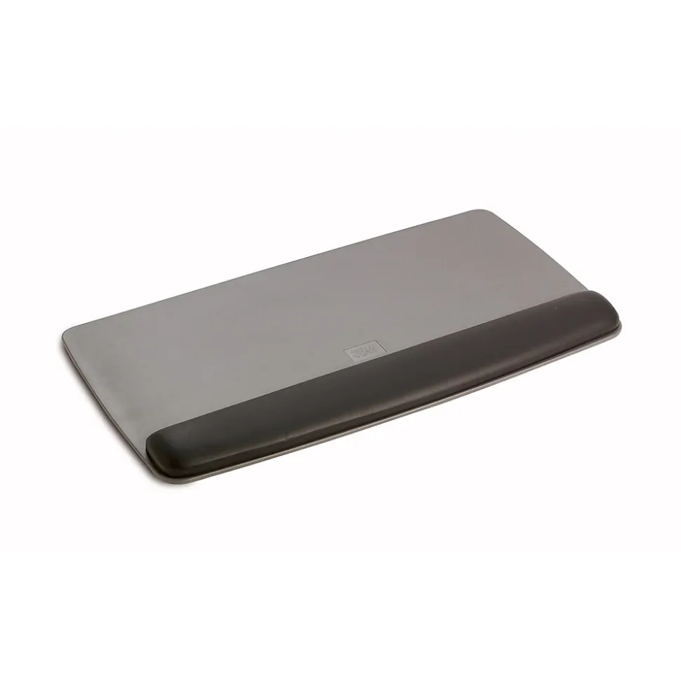 Gel Wrist Rest with Platform for Keyboard, Non-Skid Base, Gray (WR420LE) | 3M Hot