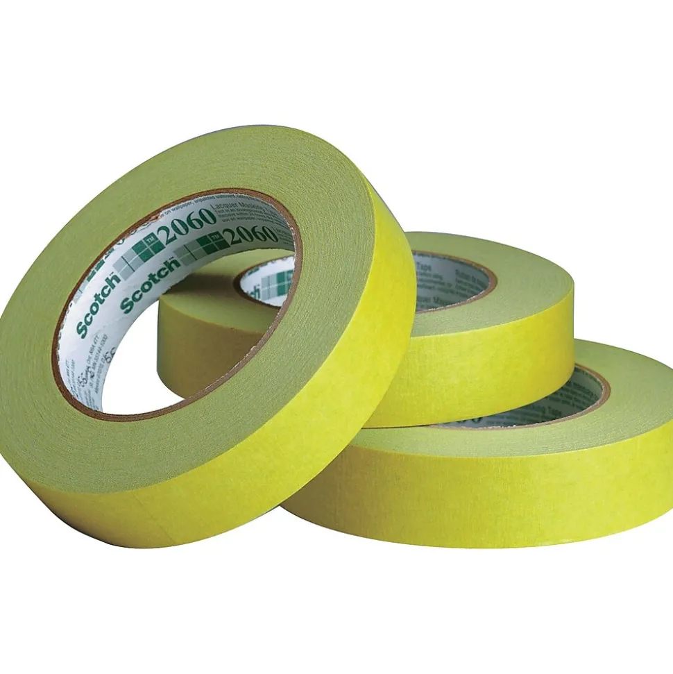 ™ Scotch® 2" x 60 Yards Masking Tape, Green 2060, 12 Rolls (T937206012PK) | 3M Fashion