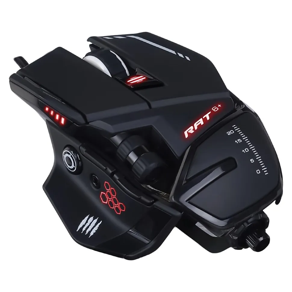 R.A.T. 6+ Optical Gaming Mouse, Black (MR04DCINBL000-0) | Mad Catz Online