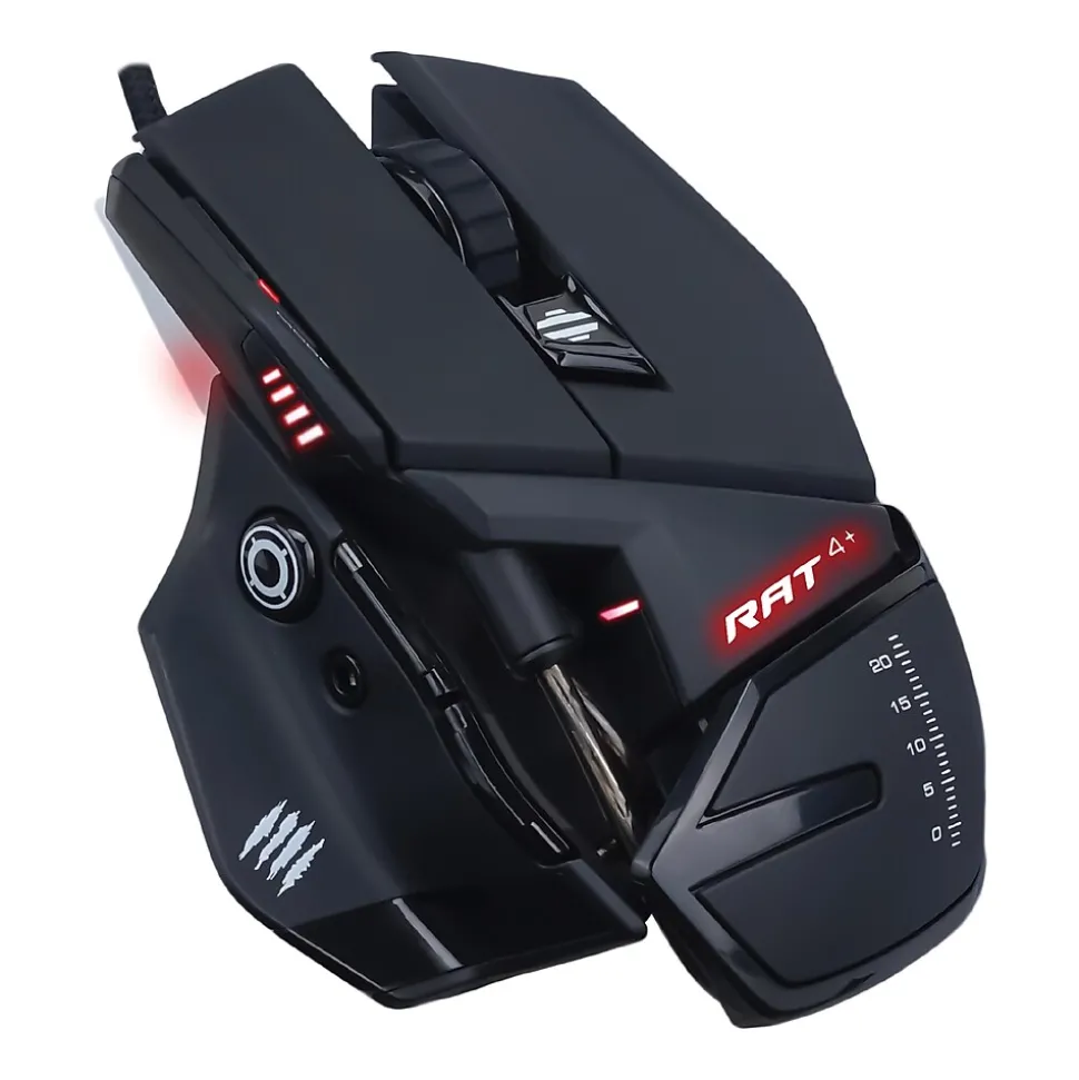 R.A.T. 4+ Optical Gaming Mouse, Black (MR03MCINBL000-0) | Mad Catz Discount