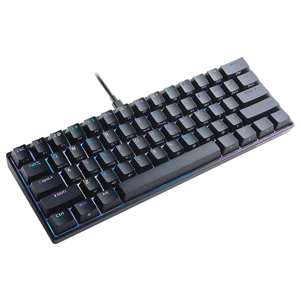 S.T.R.I.K.E. 6 RGB Mechanical Keyboard, Black (KS63NMUSBL000-0) | Mad Catz New