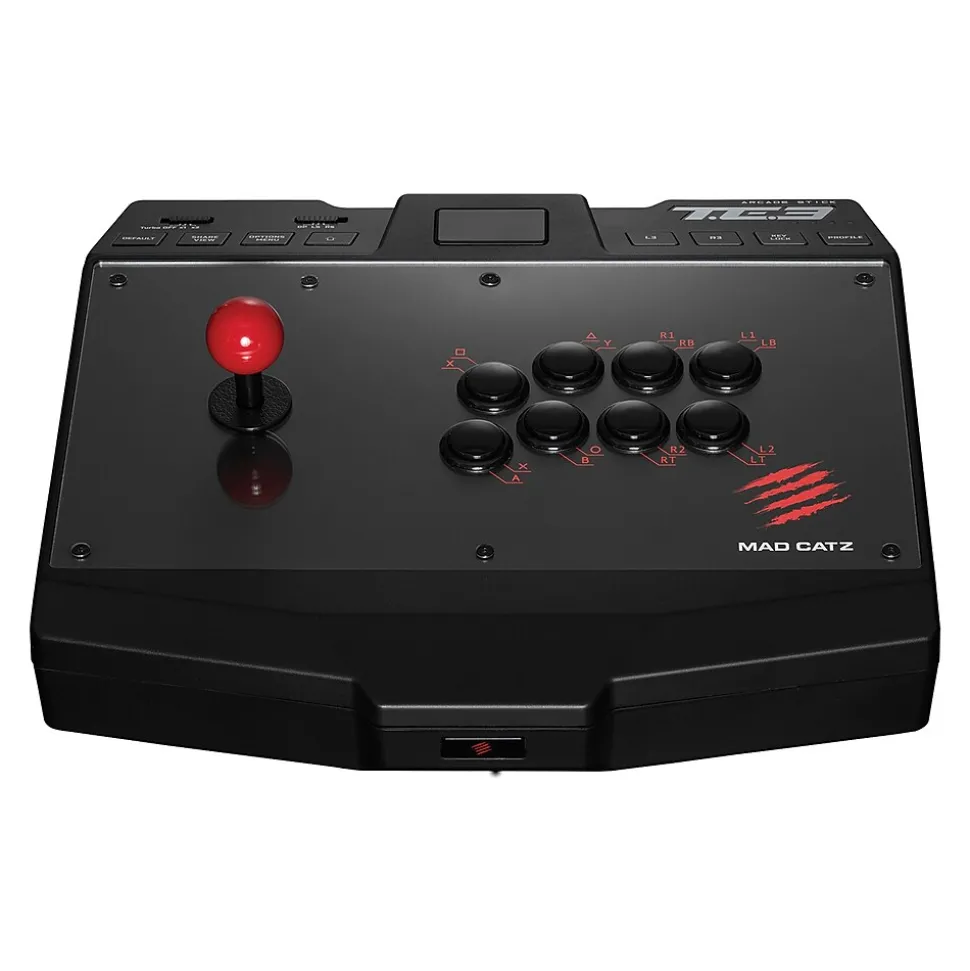 T.E.3 GAPCCAINBL001-0 Arcade Fight Stick for PC, Wired USB, Black | Mad Catz Cheap