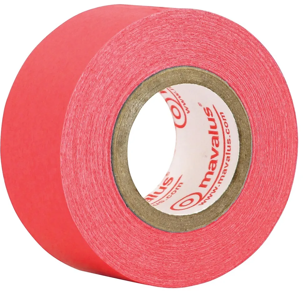 ® 1" x 360" Tape, Red, 6/Bundle (MAV10012) | Mavalus Cheap