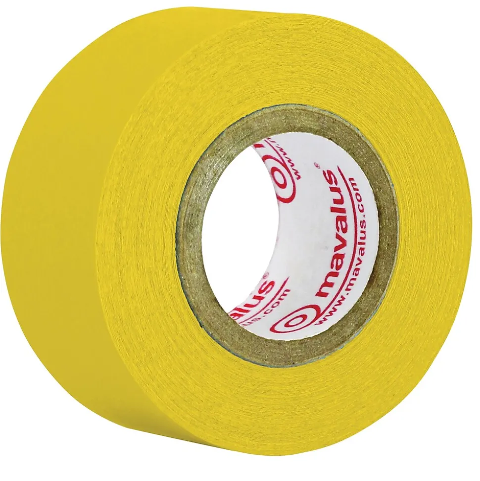 ® 1" x 360" Tape, Yellow, 6/Bd | Mavalus New