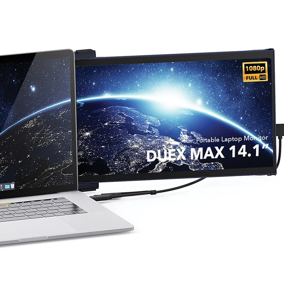 Mobile Pixels DUEX Max 14.1" IPS LCD Slide-Out Display for Laptops, Blue (101-1007P01) | Mobile Pixels Inc. Sale