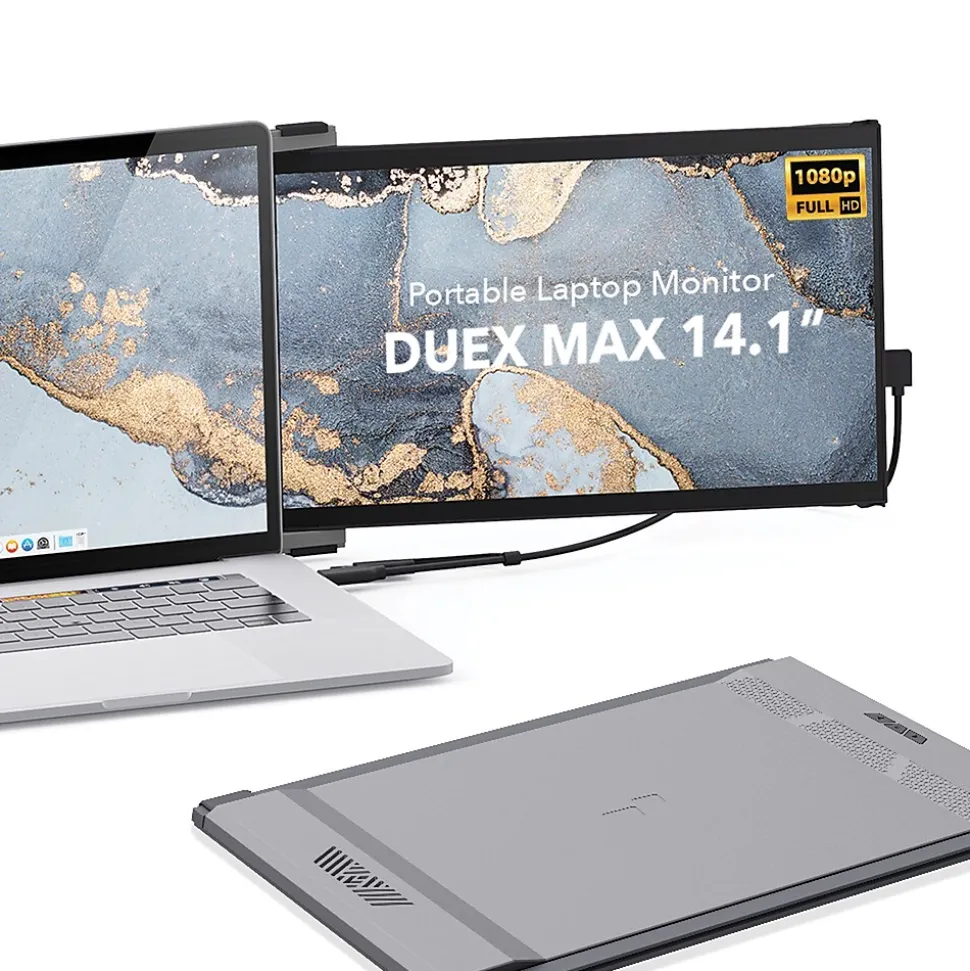 Mobile Pixels DUEX Max 14.1" IPS LCD Slide-Out Display for Laptops, Gray (101-1007P04) | Mobile Pixels Inc. New