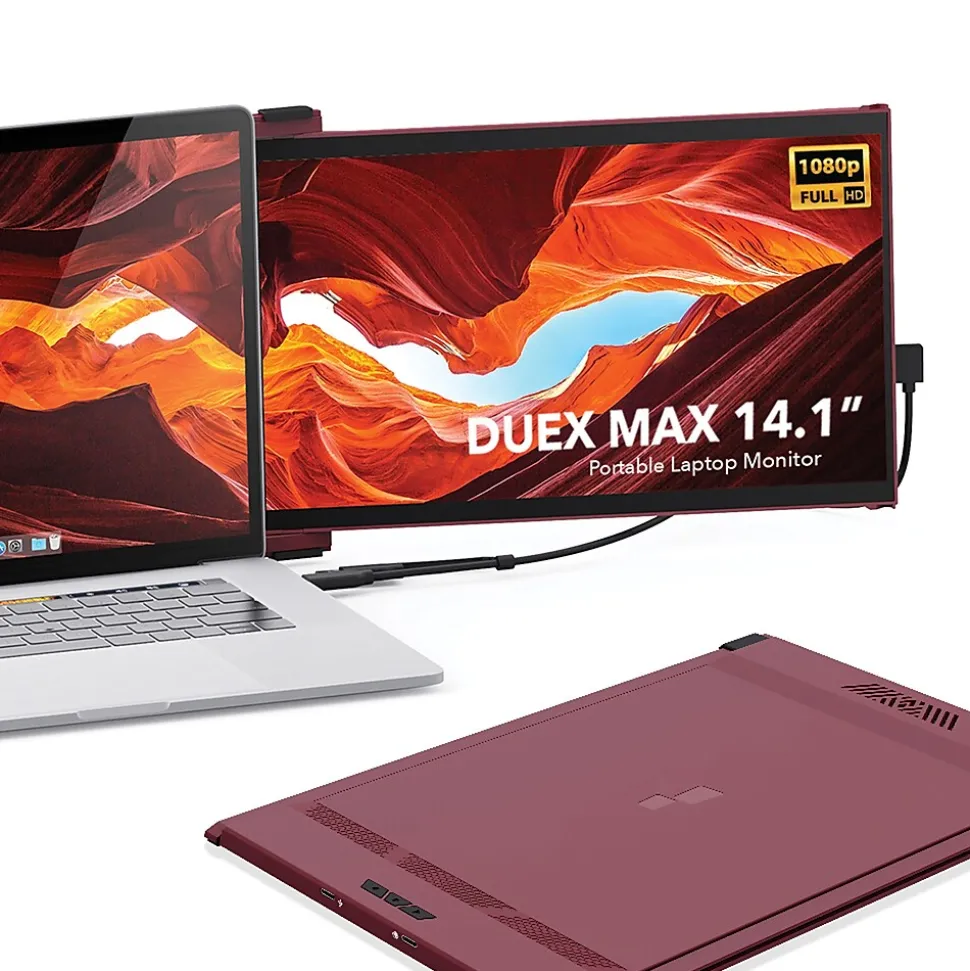 Mobile Pixels DUEX Max 14.1" IPS LCD Slide-Out Display for Laptops, Red (101-1007P03) | Mobile Pixels Inc. Shop