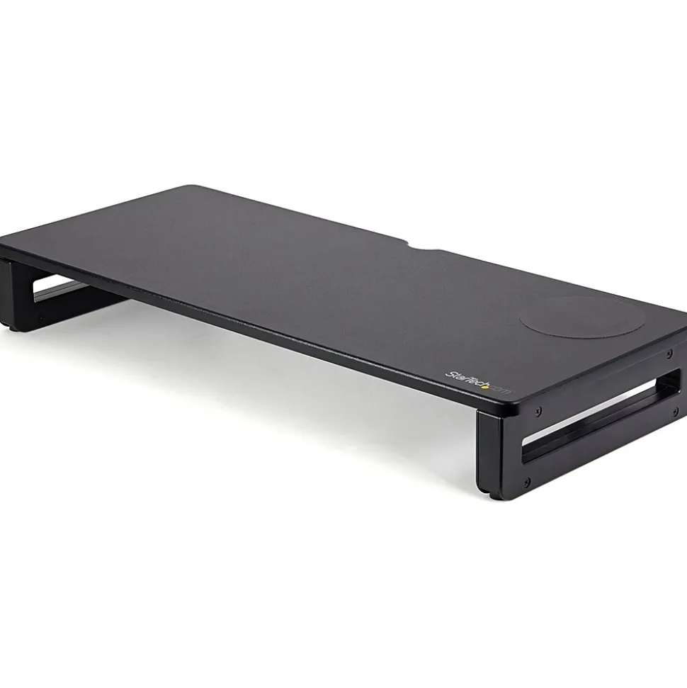 Monitor Riser Stand with Wireless Charging Pad - 15W Qi Charger for Phone - Height Adjustable Computer Monitor Riser for Desk | StarTech Clearance