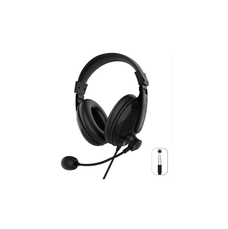 Basic Multimedia Stereo Headset Over Ear Black (HS3000S) | Morpheus 360 Fashion