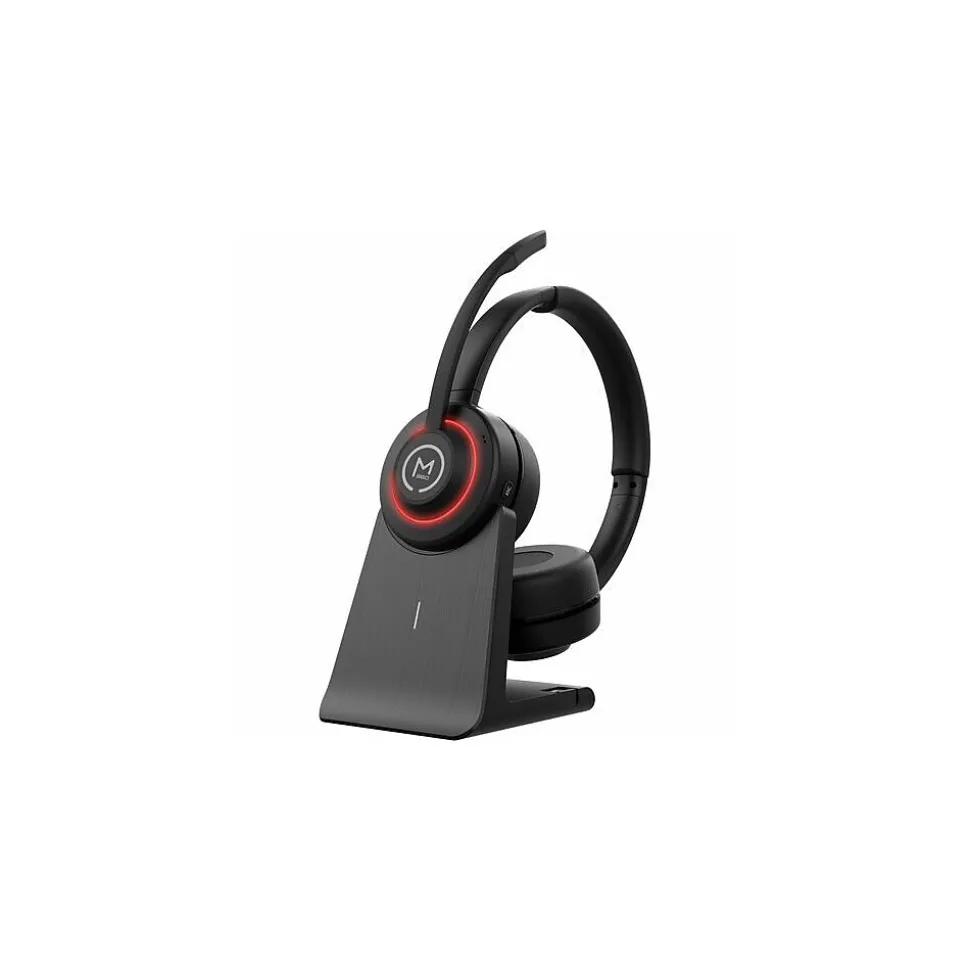 Sanctuary Wireless Noise Canceling Bluetooth Stereo Over-The-Ear Computer Headset, MS Certified (HS6750ANC) | Morpheus 360 Outlet