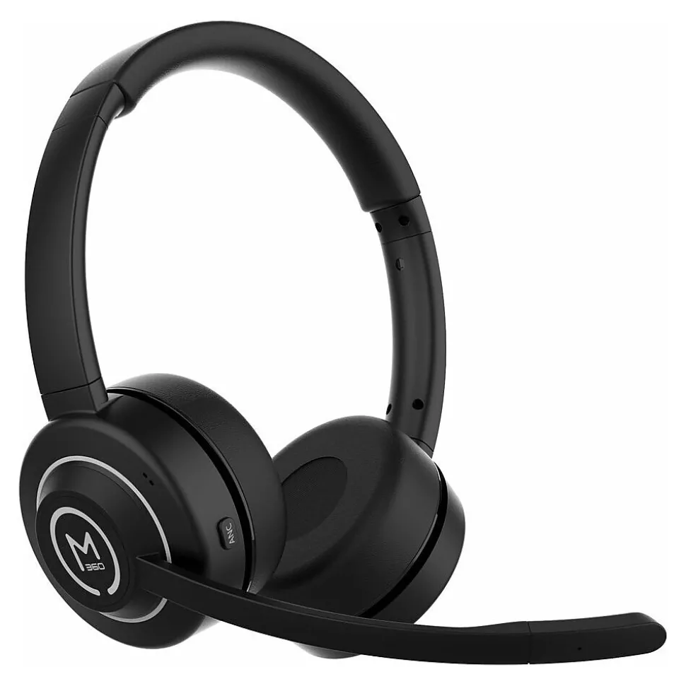 Sanctuary Wireless Noise Canceling Bluetooth Stereo Over-The-Ear Computer Headset, MS Certified (HS6750ANC) | Morpheus 360 Outlet
