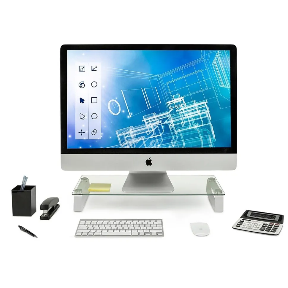 Mount it Display Stands Monitor Stand, Up to 35", White (MI-7262) | Mount-It! Best Sale