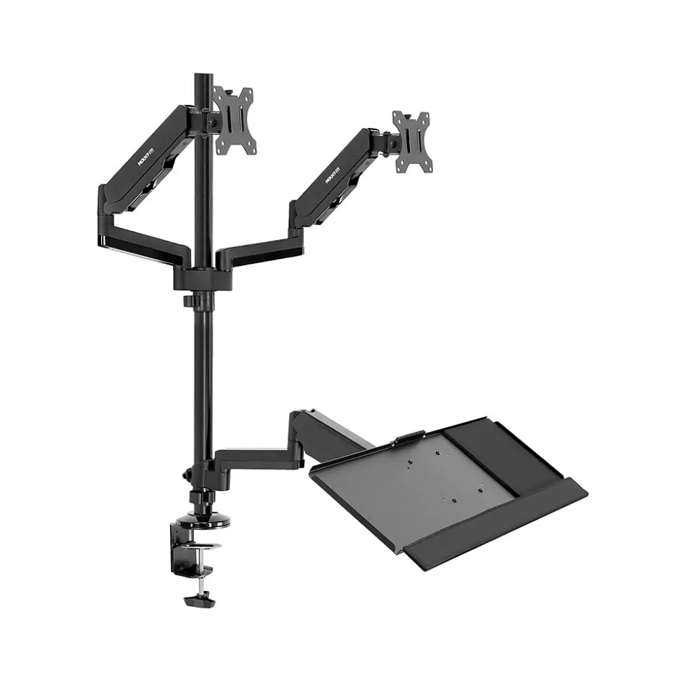 Adjustable Monitor Mount, Up to 32", Black (MI-7996) | Mount-It! Best Sale