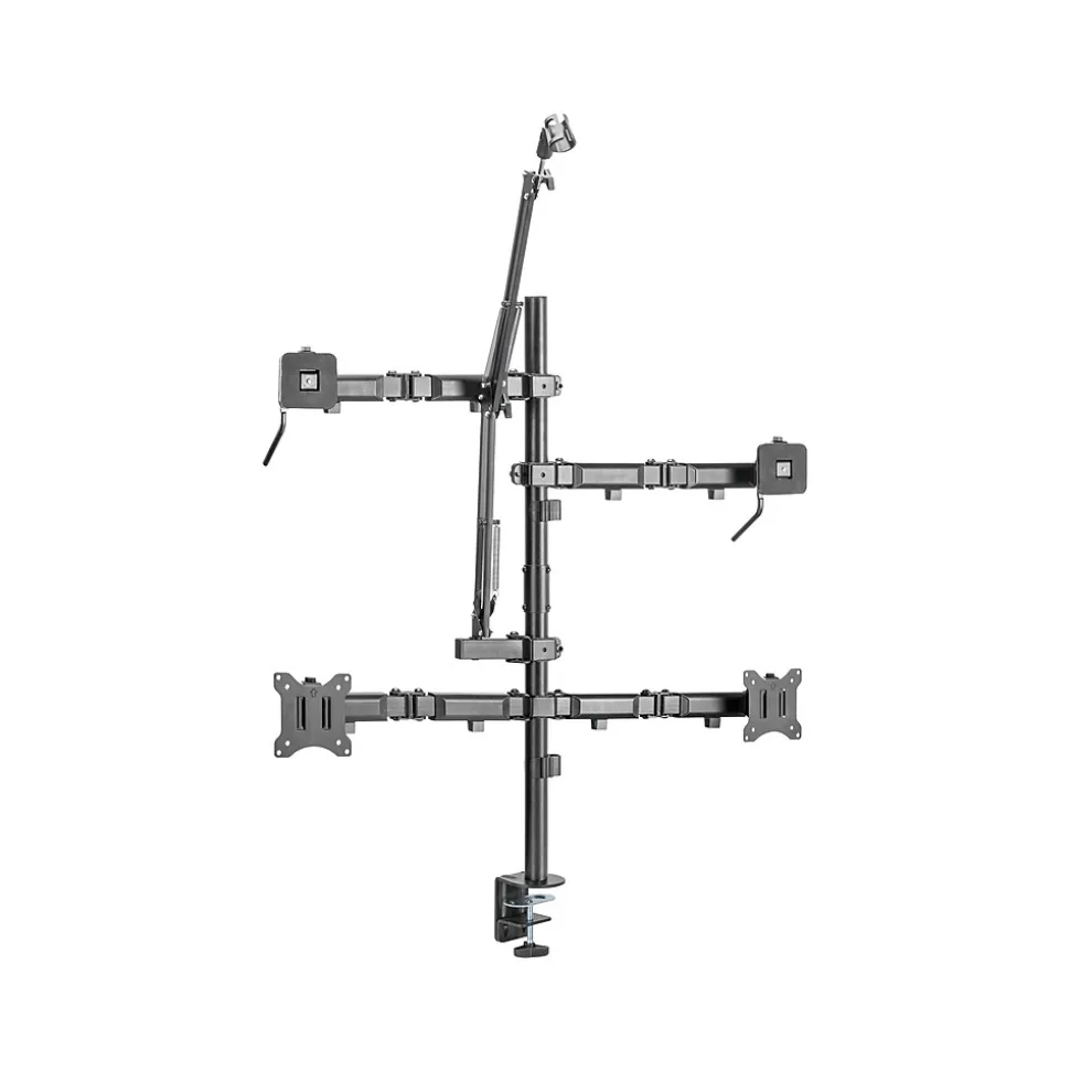 All-in-One Adjustable Studio Camera Setup Dual Mount, Up to 32", Black (MI-482) | Mount-It! Best Sale