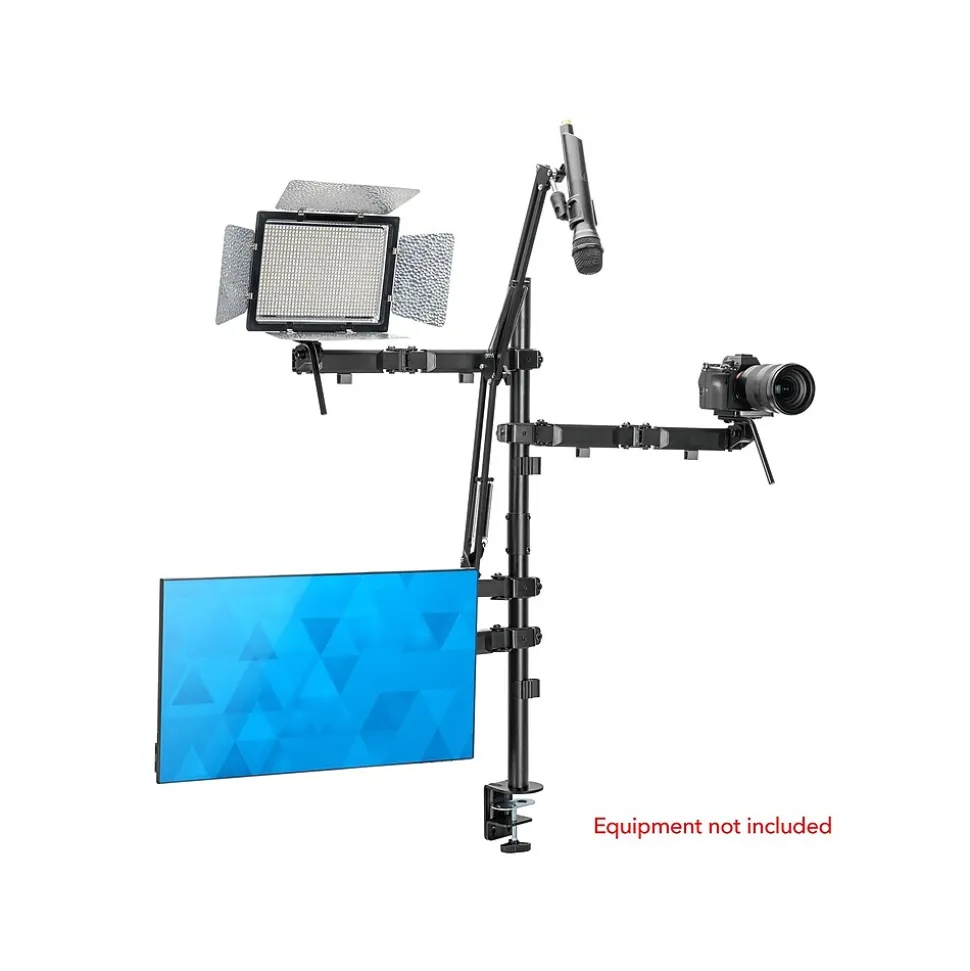 All-in-One Adjustable Studio Camera Setup Single Mount, Up to 32", Black (MI-481) | Mount-It! Sale