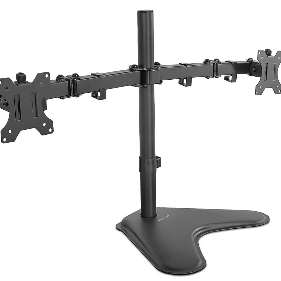 Dual Adjustable Monitor Arm, Up To 32", Black (MI-2781) | Mount-It! Discount