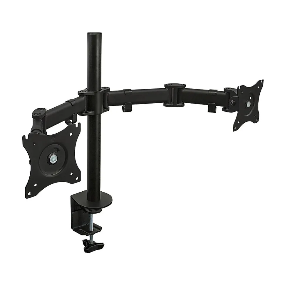 Dual Monitor Arms, Up To 27" Monitors, Black (MI-1752) | Mount-It! Hot