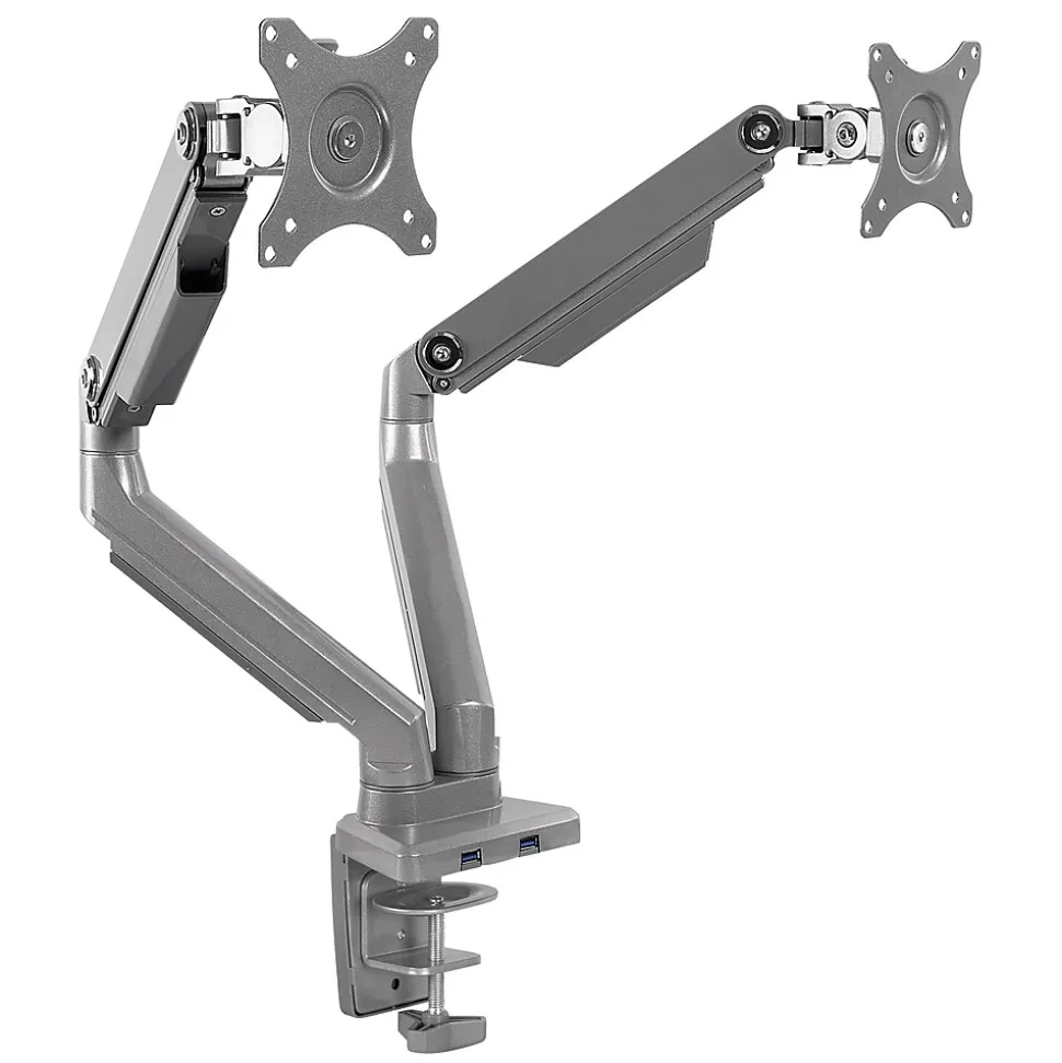 Dual Monitor Mount Arm with 2 USB Ports (MI-2762) | Mount-It! Sale