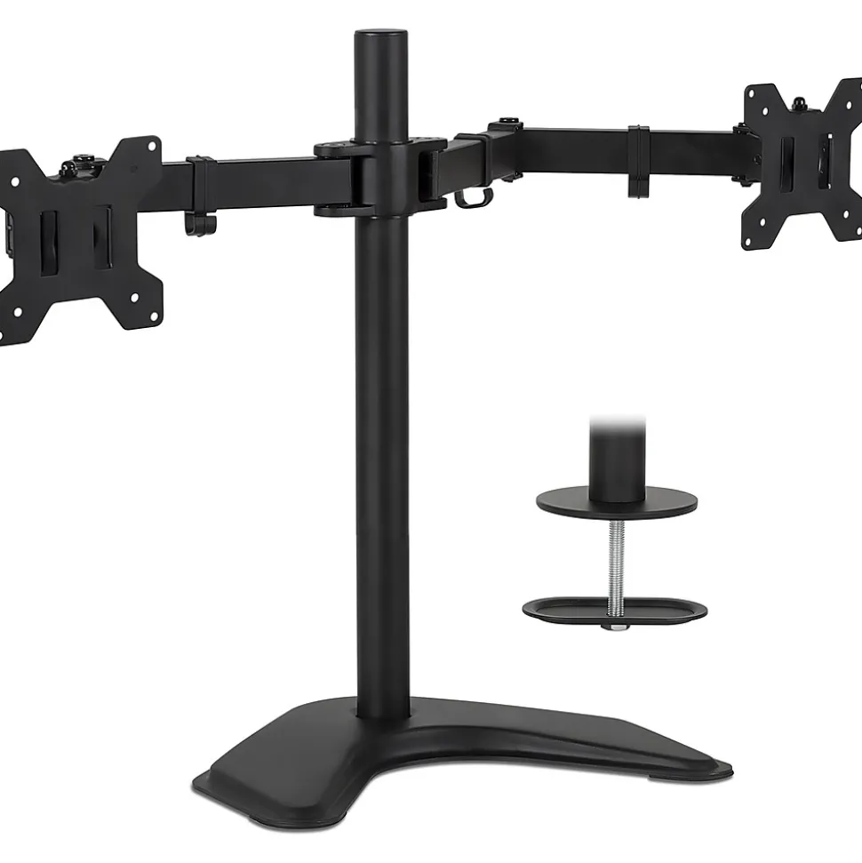 Dual Monitor Stand for 19"-32" Screens (MI-2781B) | Mount-It! Clearance