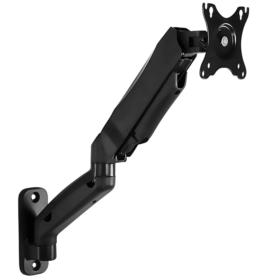 Height Adjustable Monitor Wall Mount Arm for 13" to 32" Monitors, Black (MI-765) | Mount-It! Clearance