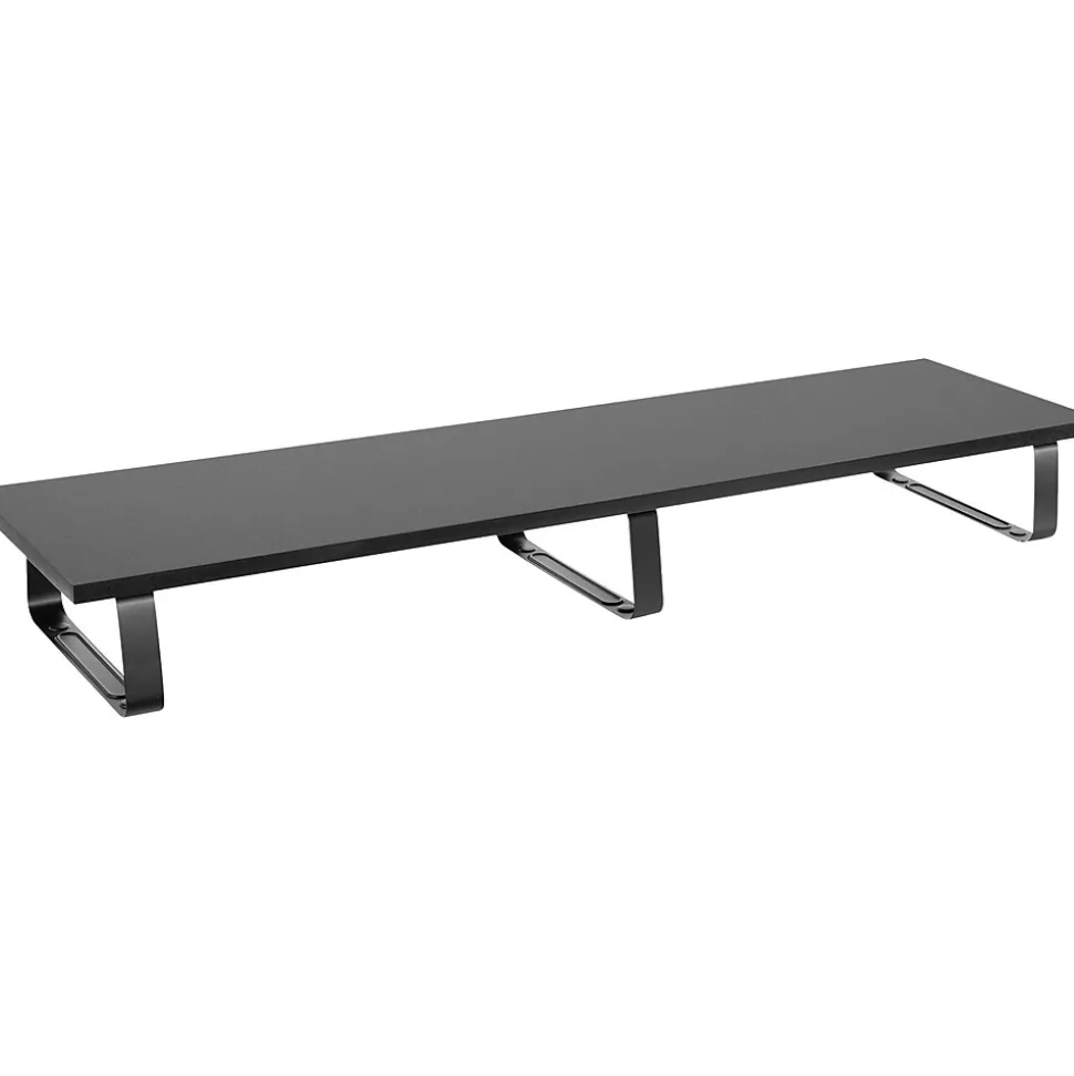 Monitor Stand for Up to 2 Monitors, 39.4" Wide, Black (MI-7267) | Mount-It! Sale