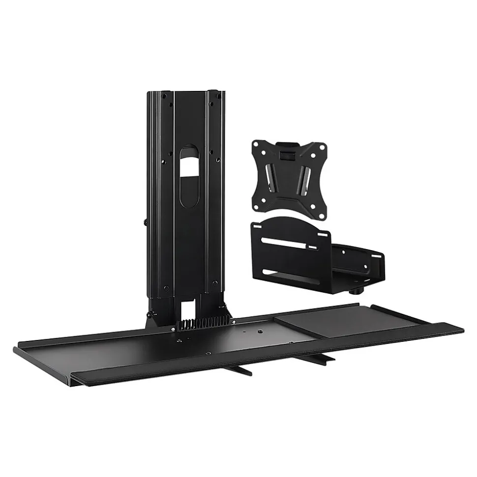 Mount-lt! Adjustable Monitor and Keyboard Wall Mount, Up to 32", Black (MI-7919) | Mount-It! Store